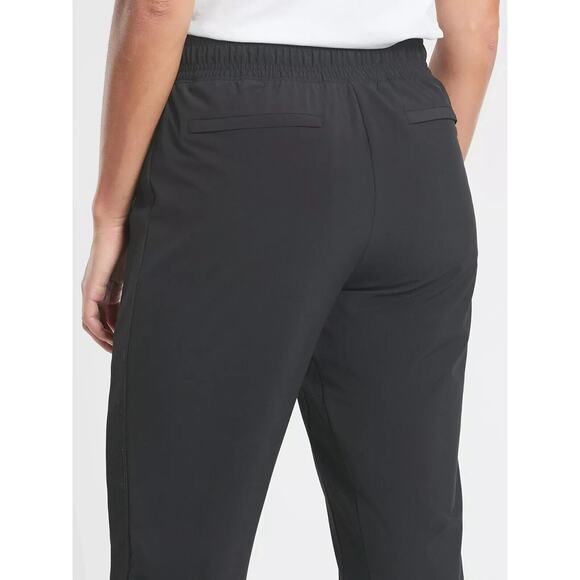 Athleta Brooklyn Lined Jogger Pants Black Stretch Pockets Women's Size 14 - Picture 12 of 16